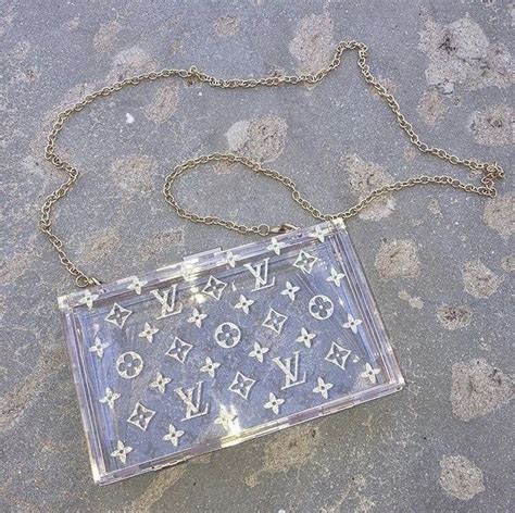 louis vuitton clear purse.